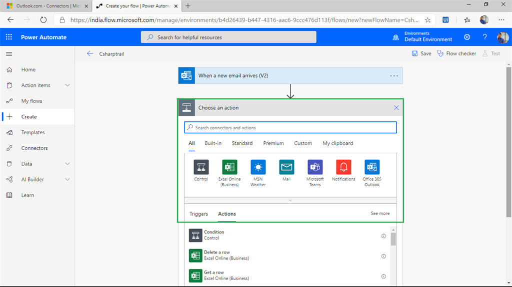 Introduction To Microsoft Flow And Creating A Simple Automated Flow