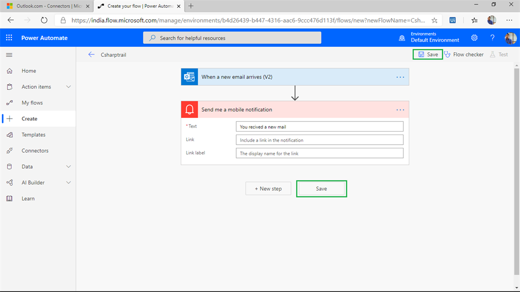 Introduction To Microsoft Flow And Creating A Simple Automated Flow