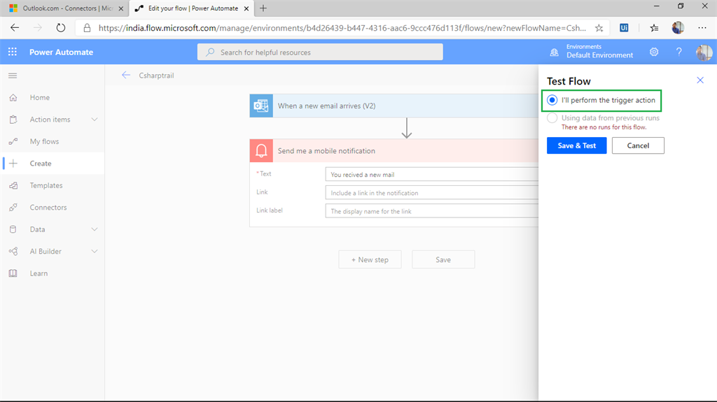 Introduction To Microsoft Flow And Creating A Simple Automated Flow
