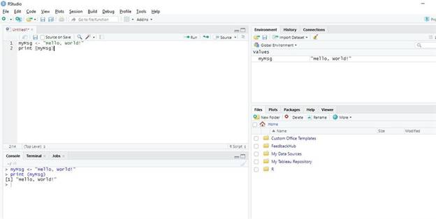 Introduction To R And R Studio