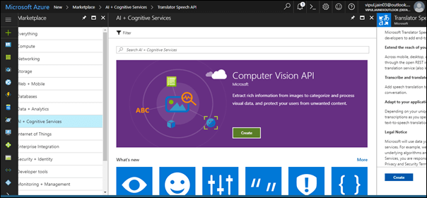 Microsoft Cognitive Services