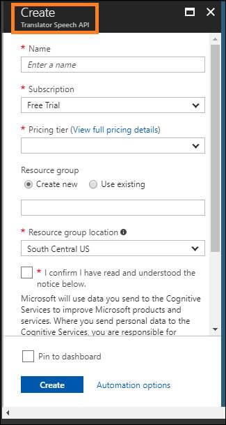 Microsoft Cognitive Services