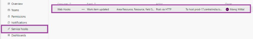Specific field/Column value of DevOps