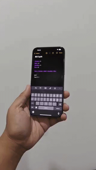 Revamped Notes App in iOS 18