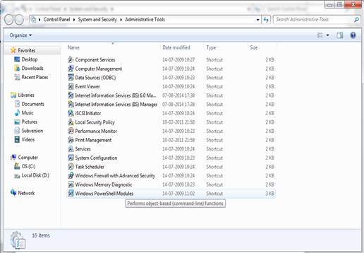 Administration Tools