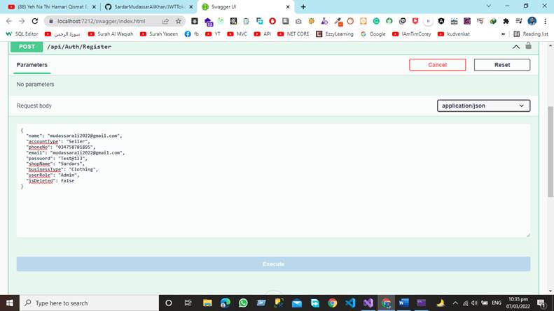 JWT Token Authentication In ASP.NET Core 6 Web API Using Three Tier ...
