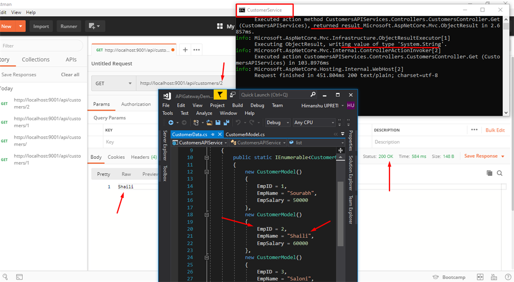 JWT Token Routing From Gateway To Multiple Micro-Services In .NET Core