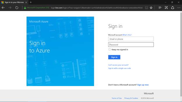 azure ad login azure ad login