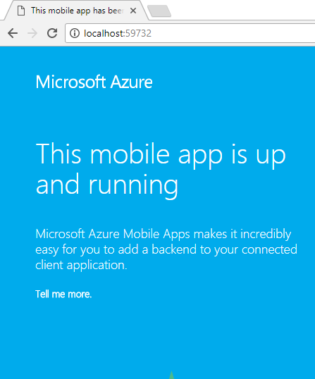 Azure Mobile Service