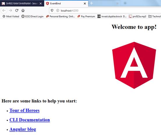 Event Binding In Angular