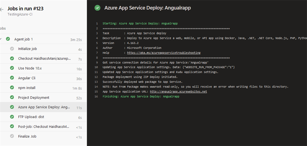 How To Release Angular Deployed Build To Azure FTP