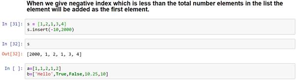 List Container Object In Python