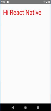 Styling React Native