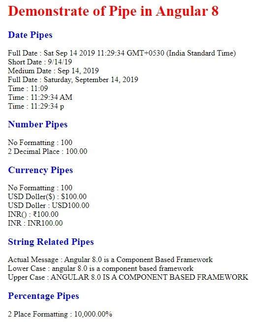 Demonstrate Pipeline