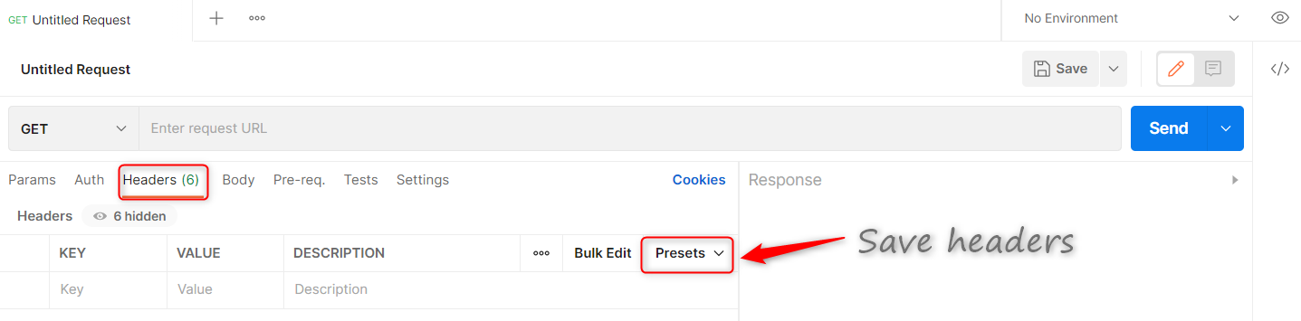Postman Preset Headers