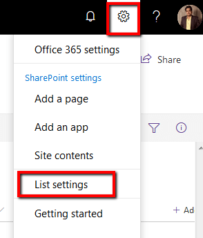 Editing and Deleting a SharePoint List View