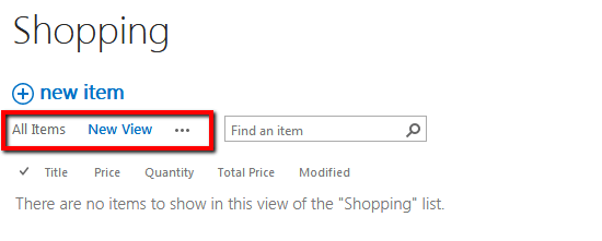 Editing and Deleting a SharePoint List View