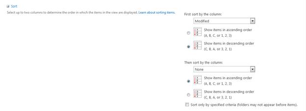 Creating a SharePoint List View