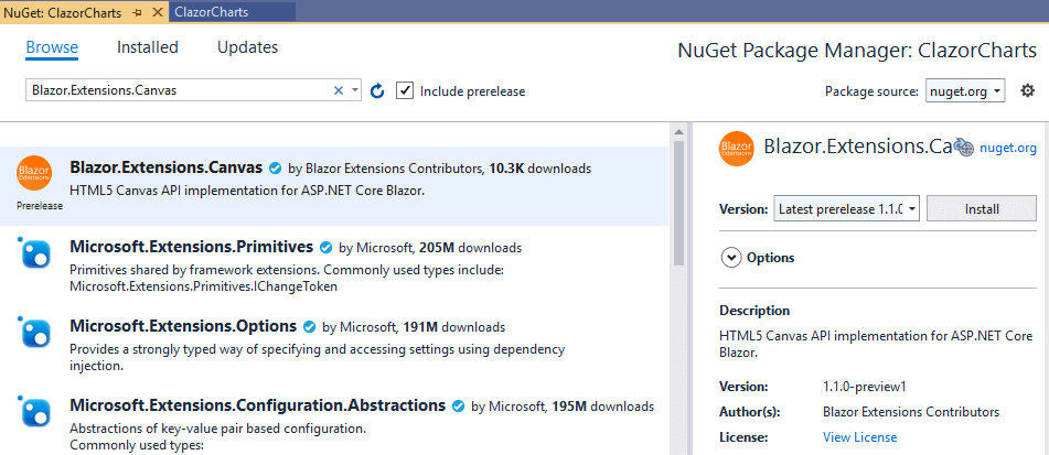 Learn To Draw Simple ASP.NET Core Blazor Bar Chart Using Canvas Extensions