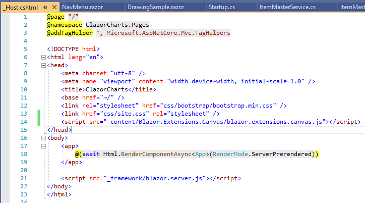 Learn To Draw Simple ASP.NET Core Blazor Bar Chart Using Canvas Extensions