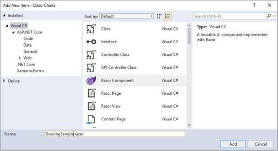 Learn To Draw Simple ASP.NET Core Blazor Bar Chart Using Canvas Extensions