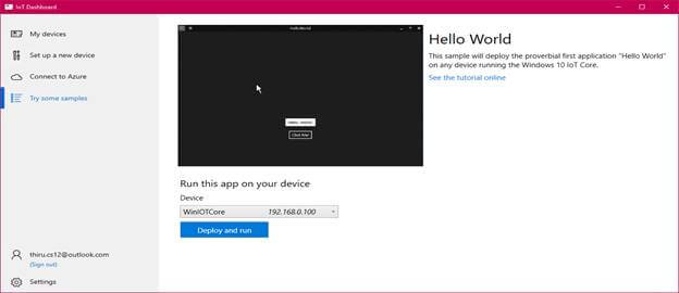 Learn Window 10 IoT Core Into Raspberry PI