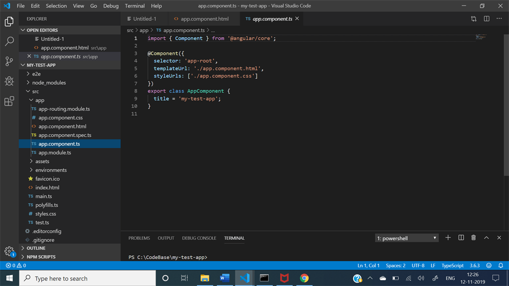 Learning Angular 8 - Lab 2 (Basic Concepts)