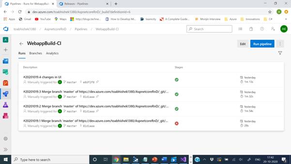 Learning Azure Devops - Build And Release Pipeline