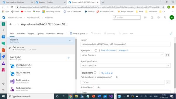 Learning Azure Devops - Build And Release Pipeline