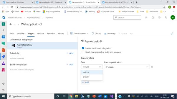 Learning Azure Devops - Build And Release Pipeline