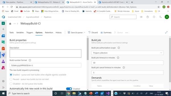 Learning Azure Devops - Build And Release Pipeline