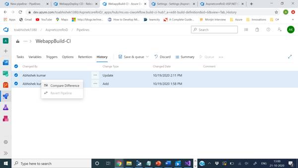 Learning Azure Devops - Build And Release Pipeline