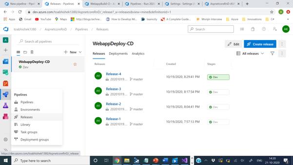 Learning Azure Devops - Build And Release Pipeline