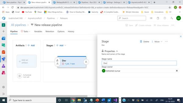 Learning Azure Devops - Build And Release Pipeline