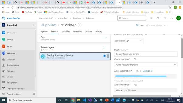 Learning Azure Devops - Build And Release Pipeline