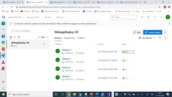 Learning Azure Devops - Build And Release Pipeline