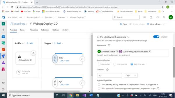 Learning Azure Devops - Variables, Variable groups, Gates And Approvals