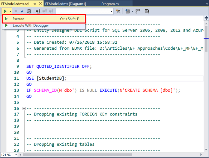Data Access Approaches of Entity Framework in .NET