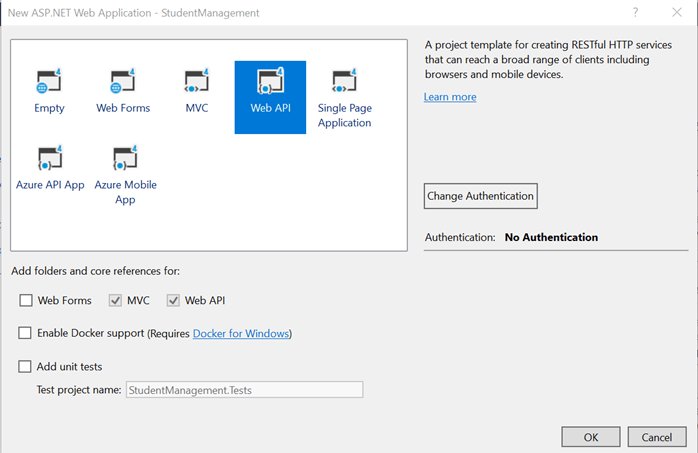 Web API 2 with Entity Framework 6 Code First Migrations