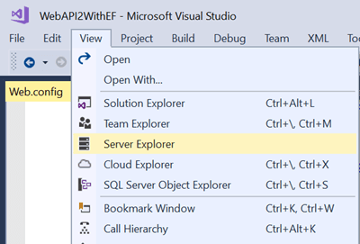 Web API 2 with Entity Framework 6 Code First Migrations