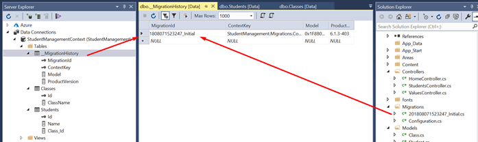 Web API 2 with Entity Framework 6 Code First Migrations