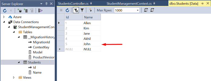 Web API 2 with Entity Framework 6 Code First Migrations