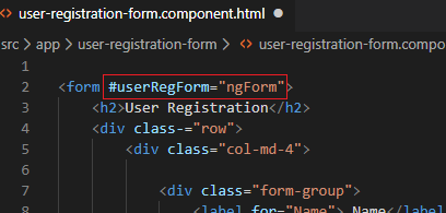 Let's Develop An Angular Application - Angular Template Driven Forms