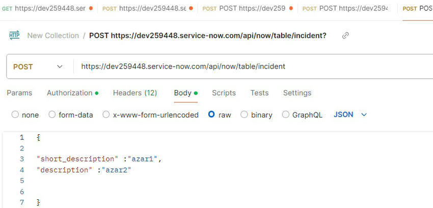 Let's Play with ServiceNow Table API Using Postman