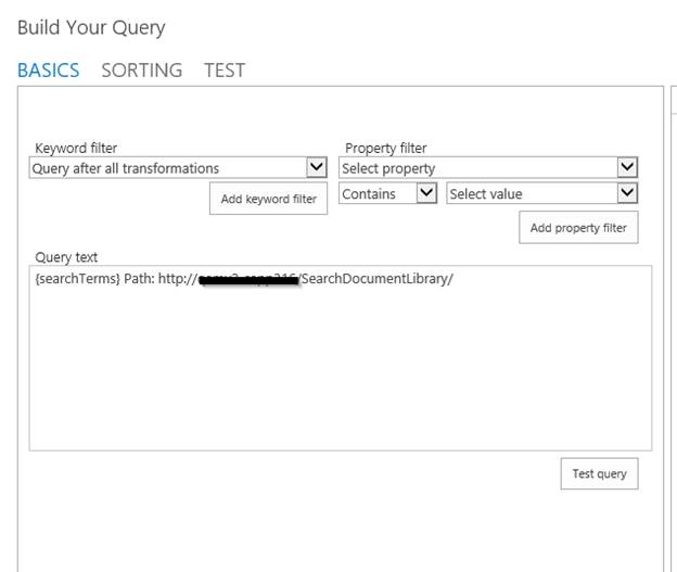 Limiting Search For A Specific Library In SharePoint 2013