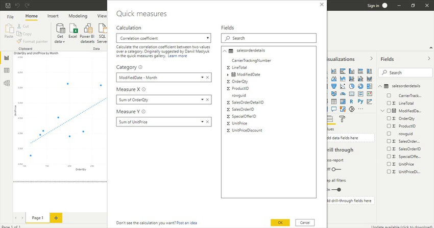 Linear Regression In Power BI