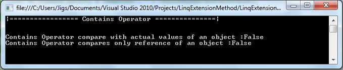 Linq extension methods Quantifier and Aggregation operator