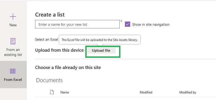 SharePoint List Using Microsoft Excel