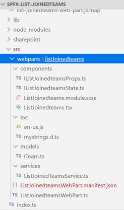 List Joined Teams Using Graph API In SharePoint Framework