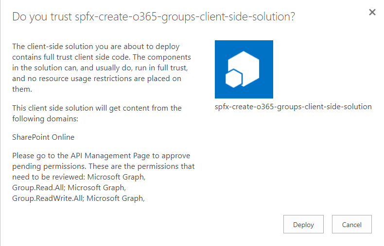 List Out Office 365 Groups With SPFx